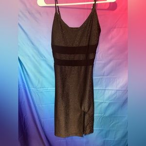 Sparkly black dress